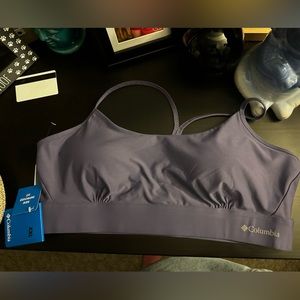 Columbia low impact purple sports bra!